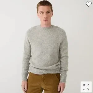 J. Crew Sweaters J Crew Mens Lambswool Pullover Crewneck Charcoal Gray Sweater Size L Poshmark